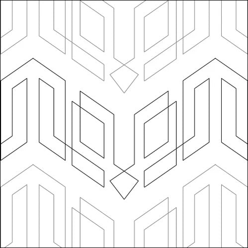 Longarm Pattern (not for sale): Square Halls