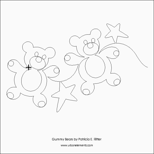 Longarm Pattern (not for sale): Gummy Bears