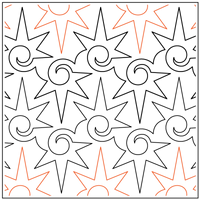 Longarm Pattern (not for sale): Lakeridge's North Star