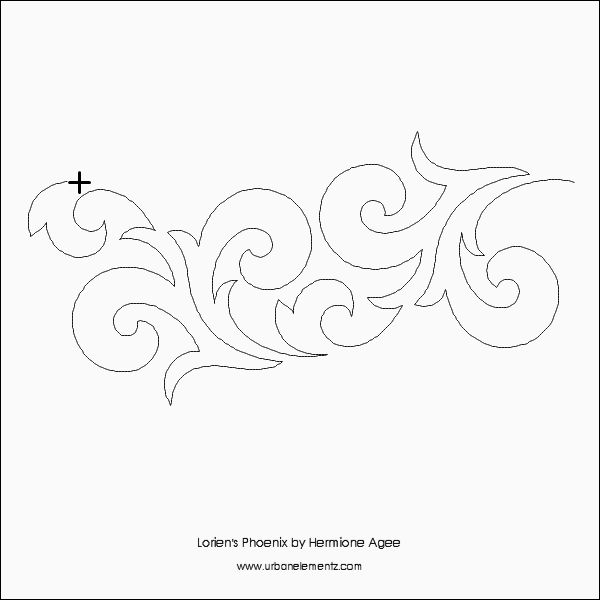 Longarm Pattern (not for sale): Lorien's Phoenix
