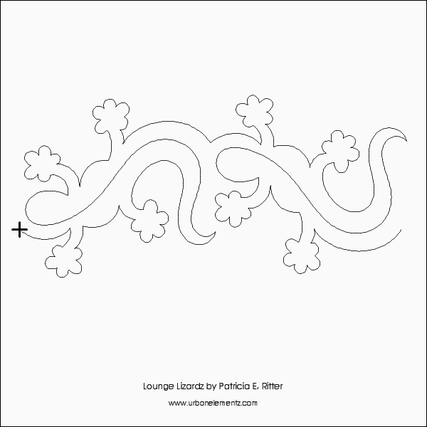 Longarm Pattern (not for sale): Lounge Lizards