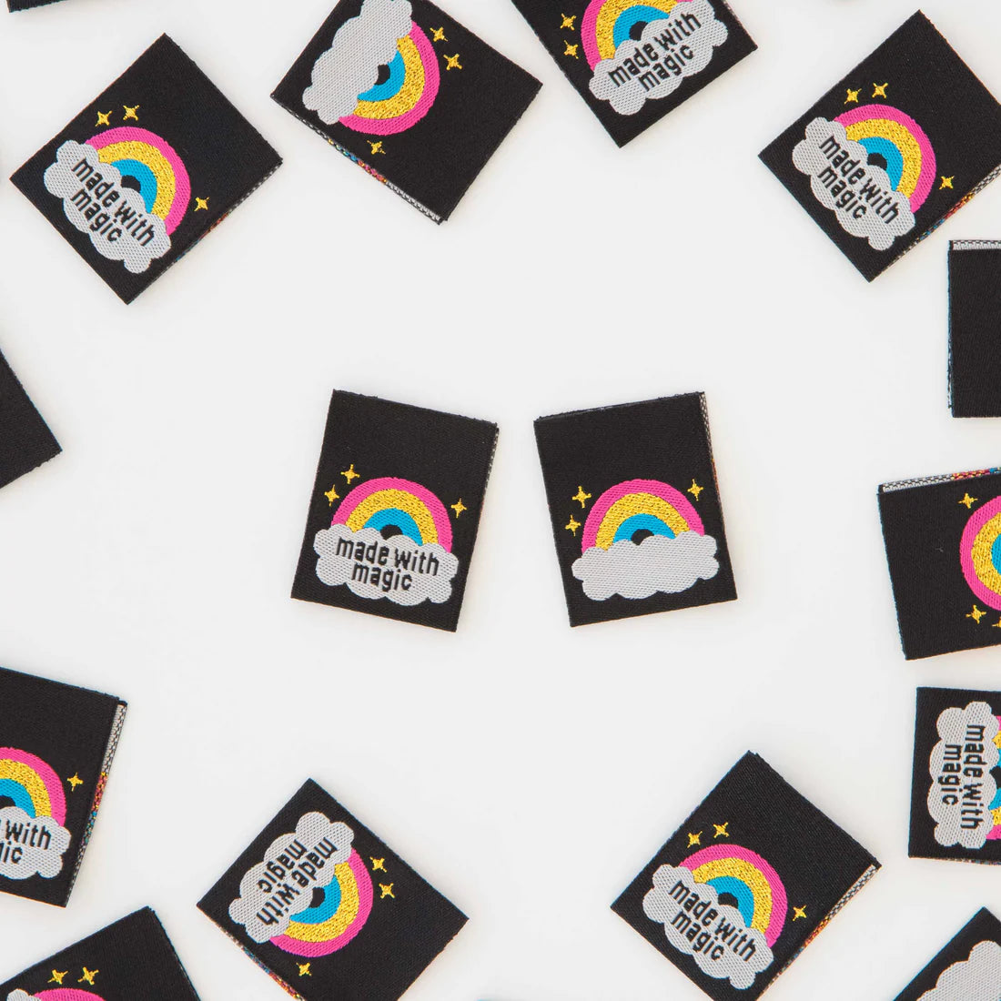 Made With Magic Woven Labels from Sarah Hearts - LP198