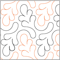 Longarm Pattern (not for sale): Maidenhair Fern