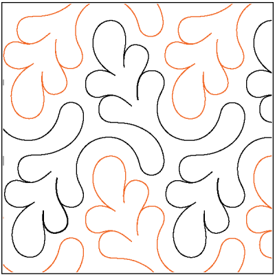 Longarm Pattern (not for sale): Maidenhair Fern