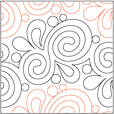 Longarm Pattern (not for sale): Marmalade