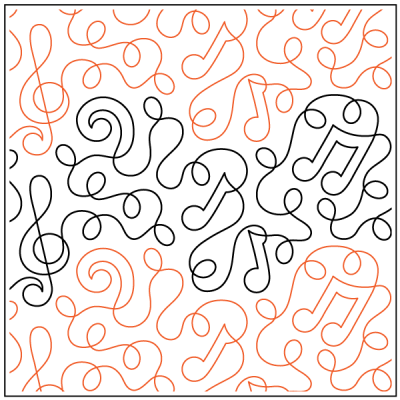 Longarm Pattern (not for sale): Mozart