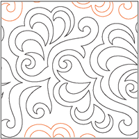 Longarm Pattern (not for sale): Oh My Feathers