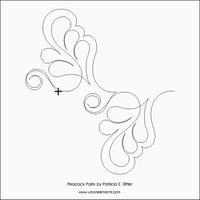 Longarm Pattern (not for sale): Peacock Palm
