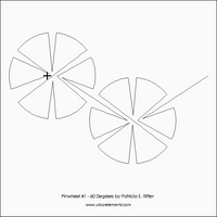 Longarm Pattern (not for sale): Pinwheels 1 - 60 degrees