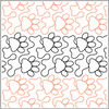Longarm Pattern (not for sale): Puppy Paws