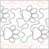 Longarm Pattern (not for sale): Puppy Paws