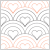 Longarm Pattern (not for sale): Rainbow Hearts