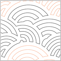 Longarm Pattern (not for sale): Random Baptist Fan