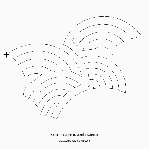Longarm Pattern (not for sale): Random Baptist Fan