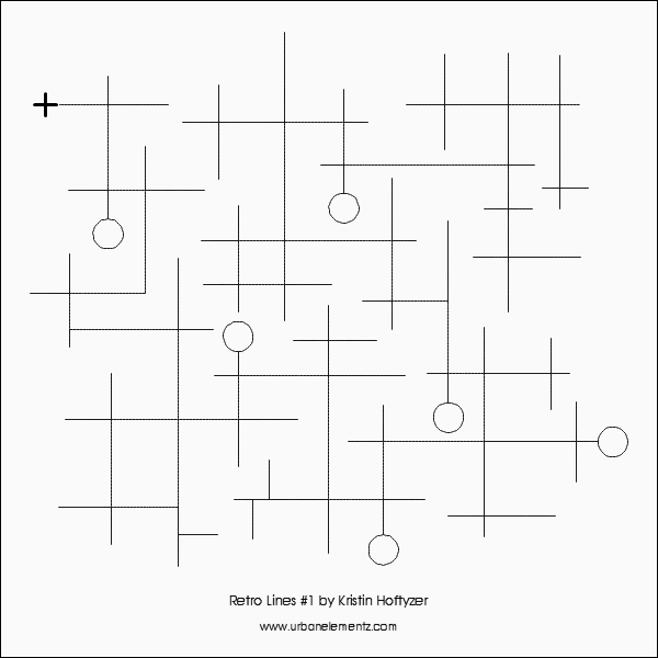 Longarm Pattern (not for sale): Retro Lines
