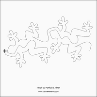 Longarm Pattern (not for sale): Ribbit