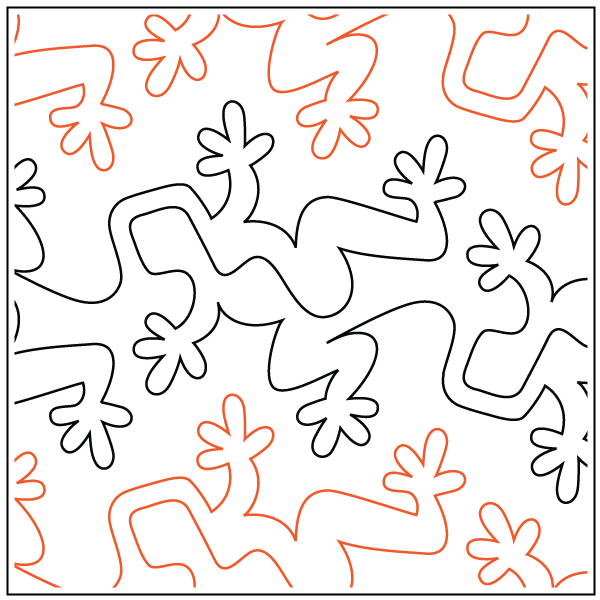 Longarm Pattern (not for sale): Ribbit