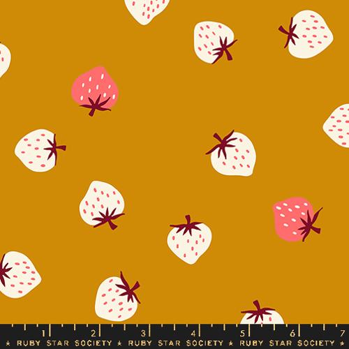 Strawberry by Ruby Star Society - Strawberry on Butterscotch - RS3086 15