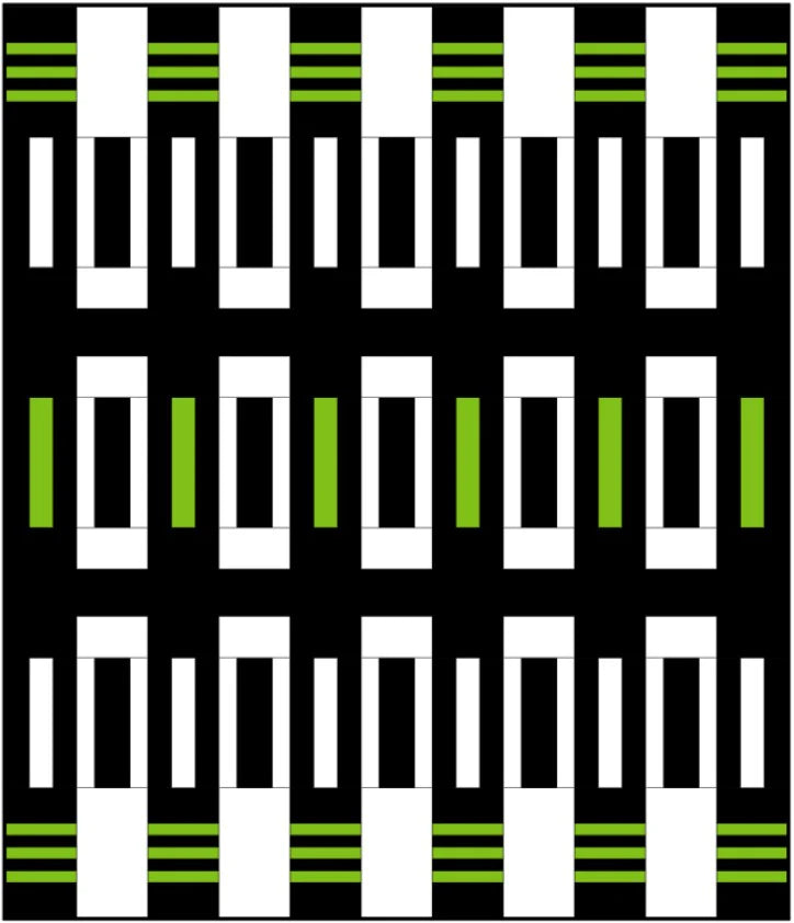 Robot Socks Quilt Pattern by Jenn George Burt - RS