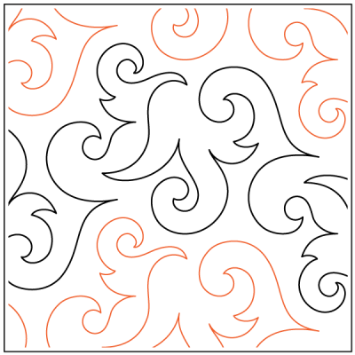 Longarm Pattern (not for sale): Santa Ana Grande
