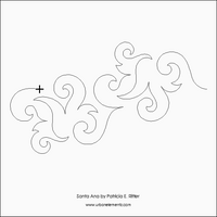 Longarm Pattern (not for sale): Santa Ana Grande