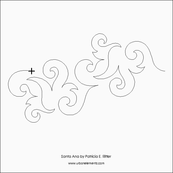 Longarm Pattern (not for sale): Santa Ana Grande