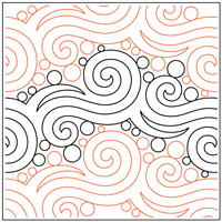 Longarm Pattern (not for sale): Seafoam