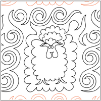 Longarm Pattern (not for sale): Sheepish
