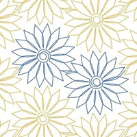 Longarm Pattern (not for sale): Simple Sunflowers