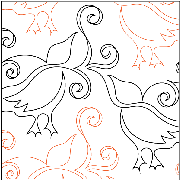 Longarm Pattern (not for sale): Song Birds