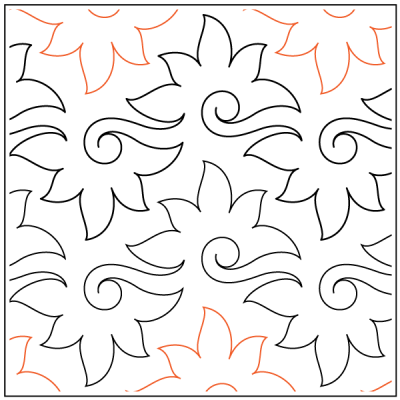 Longarm Pattern (not for sale): Starburst