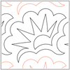 Longarm Pattern (not for sale): Sun Scallops