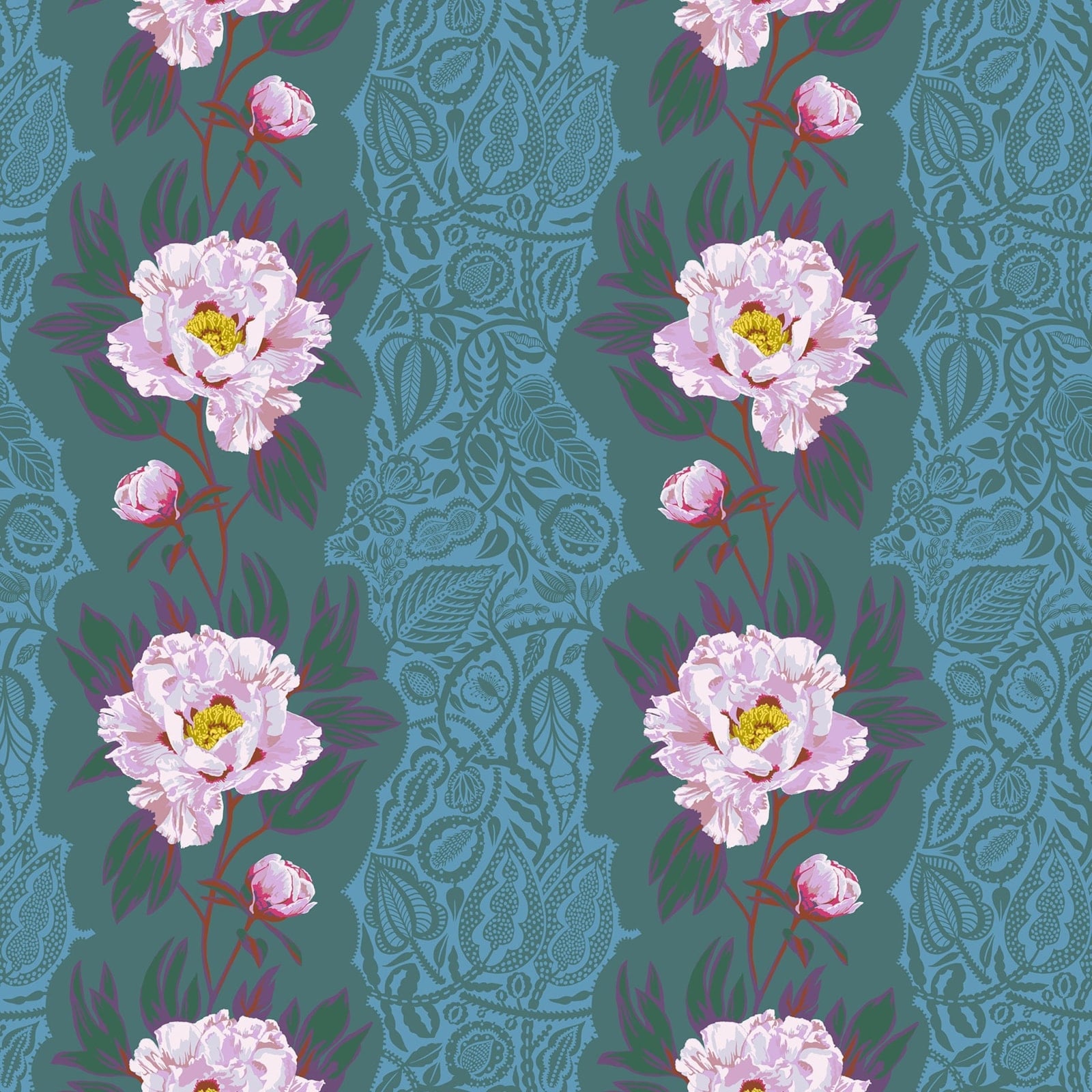 Anna Maria Overdressed Quilt Fabric - Triumph in Swim - AMT153-75V