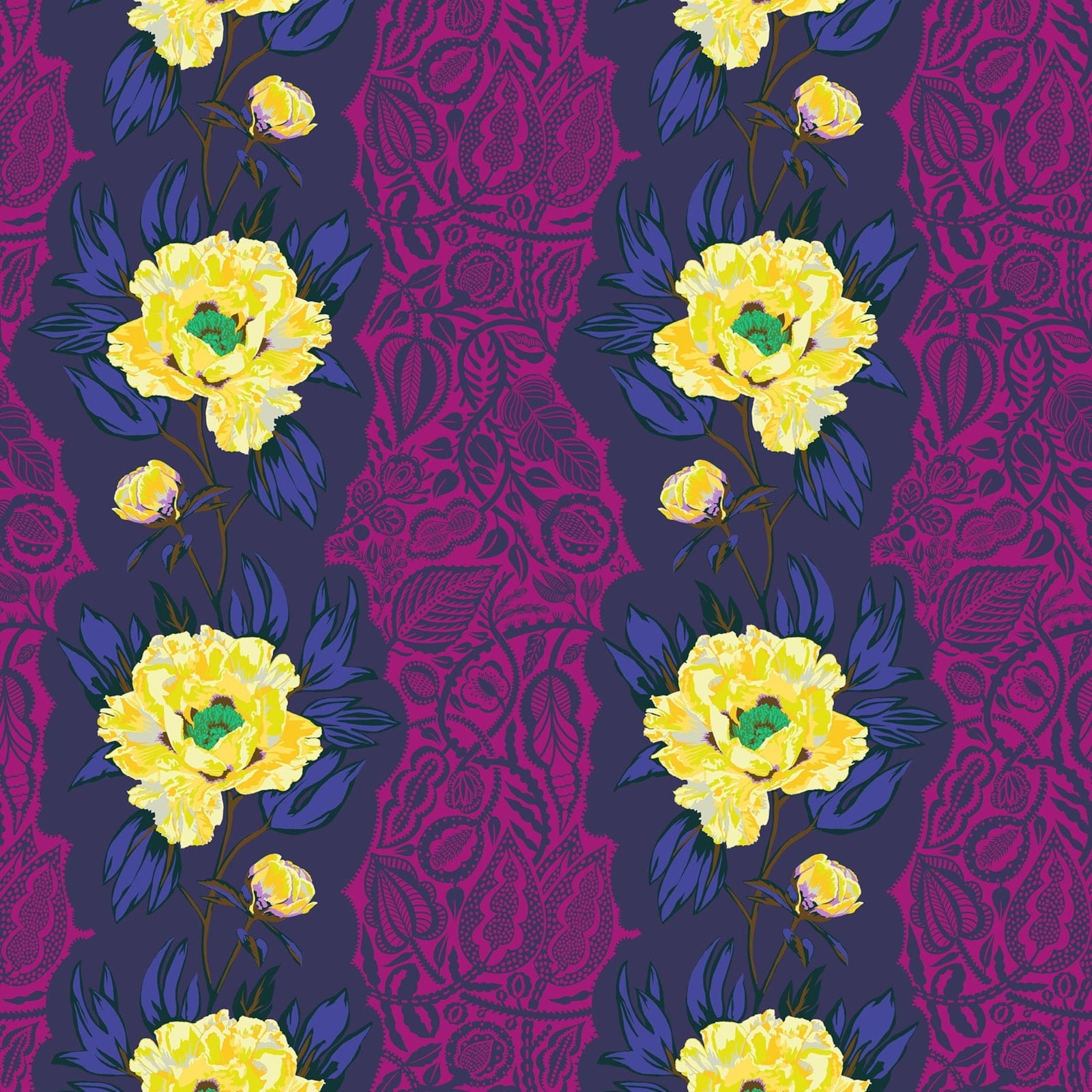 Anna Maria Overdressed Quilt Fabric - Triumph in Bob - AMT153-86C