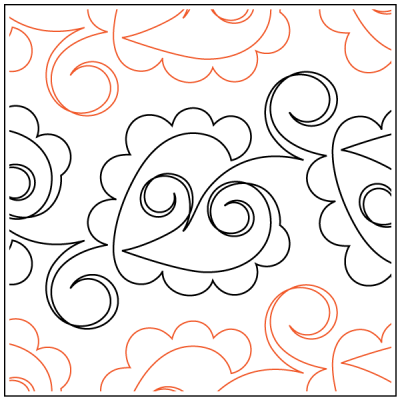 Longarm Pattern (not for sale): Truffles – Cary Quilting Company