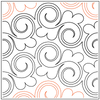 Longarm Pattern (not for sale): Twisted Feather and Curl