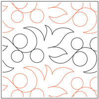 Longarm Pattern (not for sale): Wild Cherries