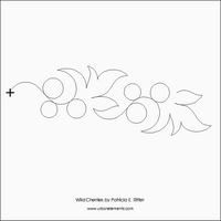 Longarm Pattern (not for sale): Wild Cherries