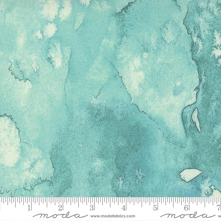 108" Flow Quilt Backing Fabric - Blender in Aqua Frost - 108004 31