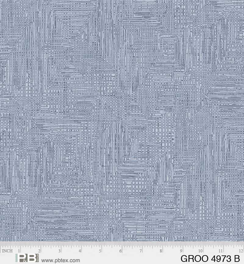 108" Grass Roots Quilt Backing Fabric - Blue - GROO 4973 B