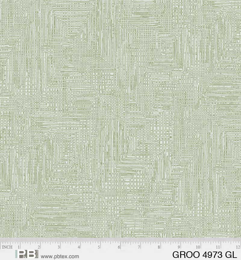 108" Grass Roots Quilt Backing Fabric - Light Green - GROO 4973 GL