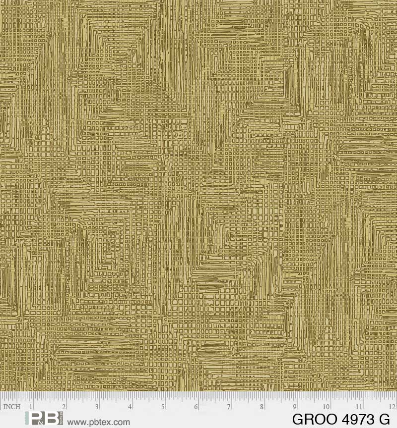 108" Grass Roots Quilt Backing Fabric - Olive Green - GROO 4973 G