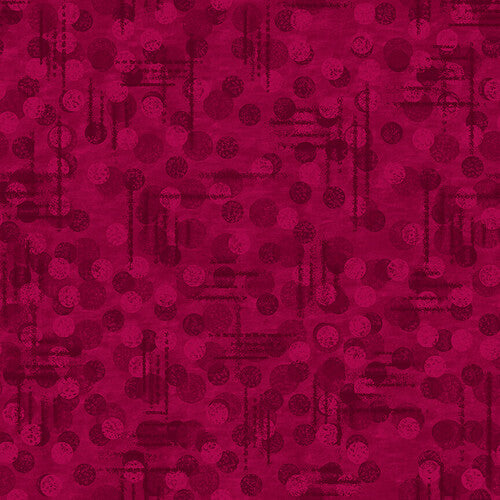108" Jot Dot Quilt Backing Fabric - Dot Texture in Wine Red/Burgundy - 1230-87