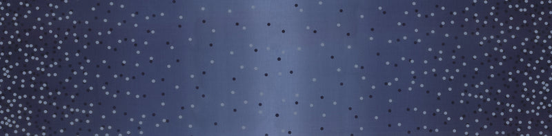 108" Ombre Confetti Quilt Backing Fabric - Indigo Blue - 11176 225