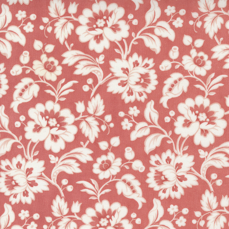 108" Promenade Quilt Backing Fabric - Rose Pink Floral - 108002 15