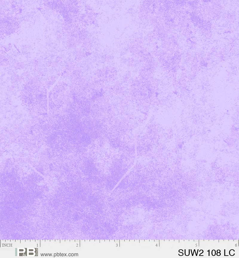 108" Suede 2 Quilt Backing Fabric - Lavender Light Purple - SUW2 00108 LC