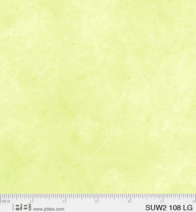 108" Suede 2 Quilt Backing Fabric - Light Green - SUW2 00108 LG