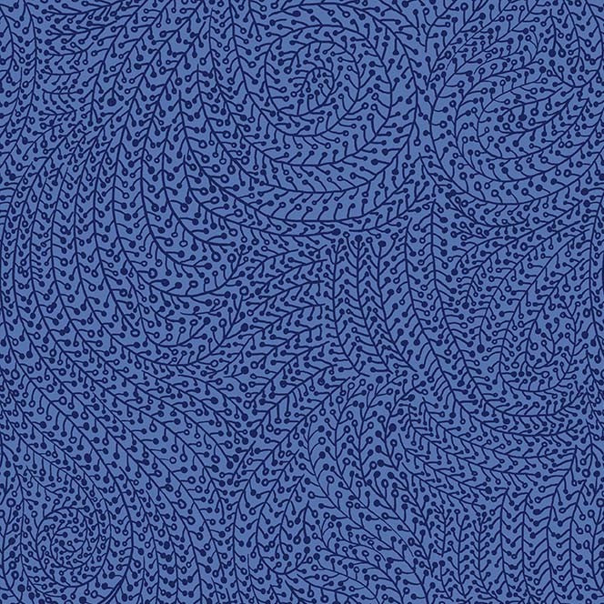 108" Vine Maze Quilt Backing Fabric - Blue - WBX6774-BLUE-D