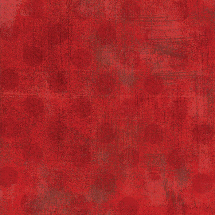 Moda 108" wide Grunge Hits the Spot Backing in Red - 11131 22