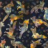 Exclusive "Drew's Foxes" Custom Bali Batik Quilt Fabric - T2457-128